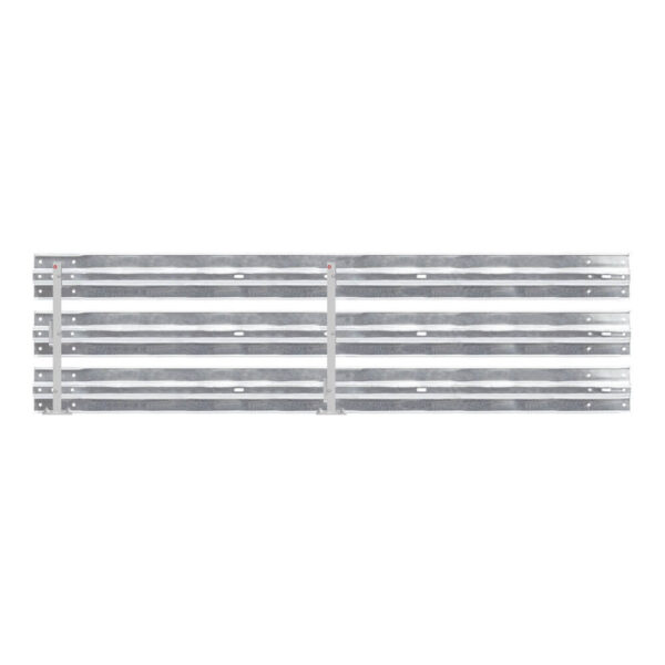 Leitplanken Verlängerungs-Bausatz M100-3SP, 4 m, zum Aufschrauben, Stahl, Profil B