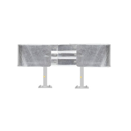 Leitplanken Komplett-Bausatz M50-1SP, 1,3 m, zum Aufschrauben, Stahl, Profil B