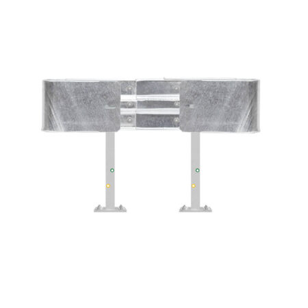 Leitplanken Komplett-Bausatz M75-1SP, 1,3 m, zum Aufschrauben, Stahl, Profil B