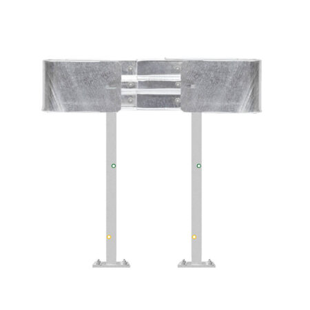 Leitplanken Komplett-Bausatz M100-1SP, 1,3 m, zum Aufschrauben, Stahl, Profil B