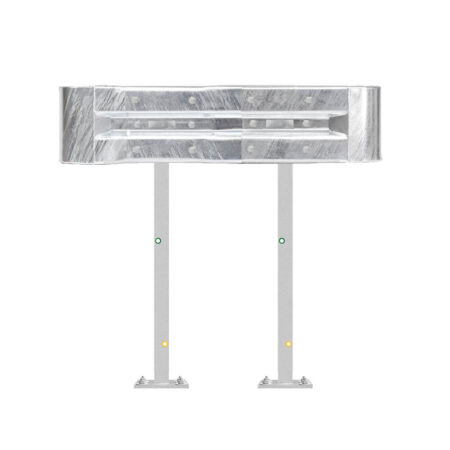 Leitplanken Komplett-Bausatz M100-1SP, 1,3 m, zum Aufschrauben, Stahl, Profil B