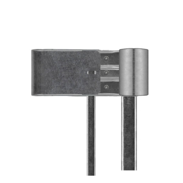 Außenwinkel-Komplett-Bausatz, 77 cm Seitenlänge, zum Rammen, Stahl, Profil B