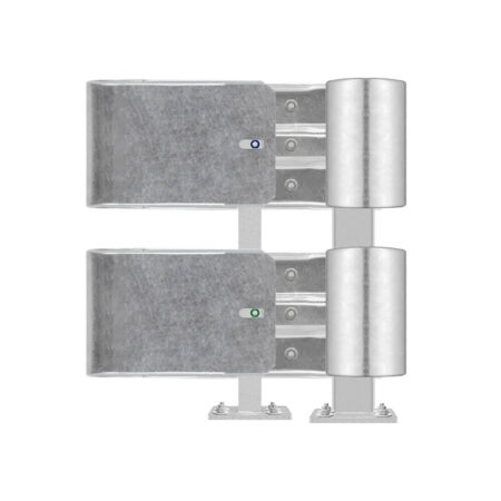 Außenwinkel-Komplett-Bausatz M75-2SP, 77 cm Seitenlänge, Aufschrauben, Stahl, Profil B