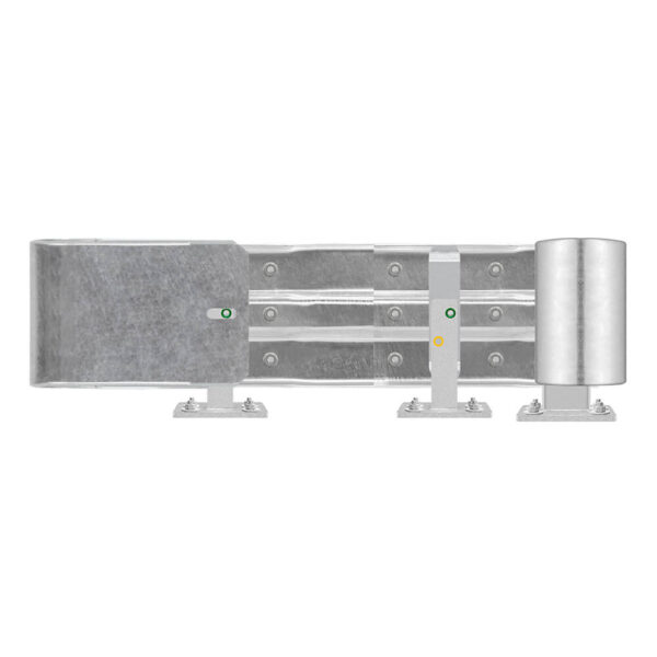 Außenwinkel-Komplett-Bausatz M25-1SP, 127 cm Seitenlänge, Aufschrauben, Stahl, Profil B