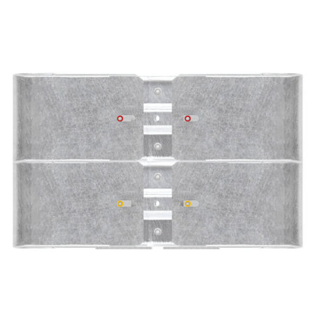 Kürzester Leitplanken-Komplett-Bausatz, M50-2SP, 105 cm, zum Aufschrauben, Stahl, Profil B