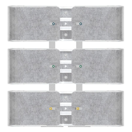 Kürzester Leitplanken-Komplett-Bausatz, M100-3SP, 105 cm, zum Aufschrauben, Stahl, Profil B