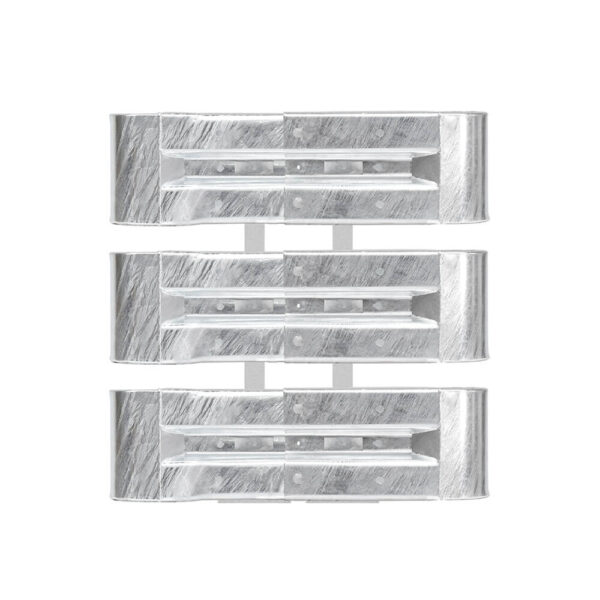 Kürzester Leitplanken-Komplett-Bausatz, M100-3SP, 105 cm, zum Aufschrauben, Stahl, Profil B