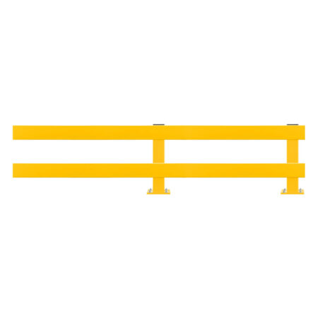 Rammschutz-Planken Verlängerungs-Bausatz, 2 Meter Länge, gelb, Stahl, C-Profil