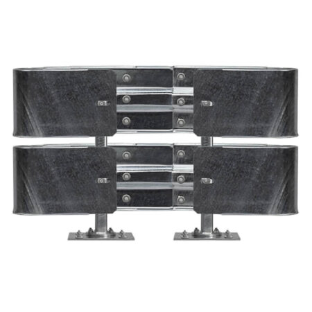 Leitplanken Komplett-Bausatz, Sigma-75-Pfosten, 2SP, 1,3 m, Aufschrauben, Profil B