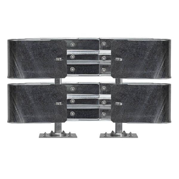 Leitplanken Komplett-Bausatz, Sigma-75-Pfosten, 2SP, 1,3 m, Aufschrauben, Profil B