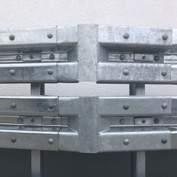 Eckwinkel zum Selberbiegen, Knickplanke, Profil B, für Stahlleitplanken