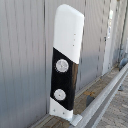 5 x Maibach Leitpfosten Typ NP55, Aufsatzleitpfosten SLP13 m.Klemmhalterung