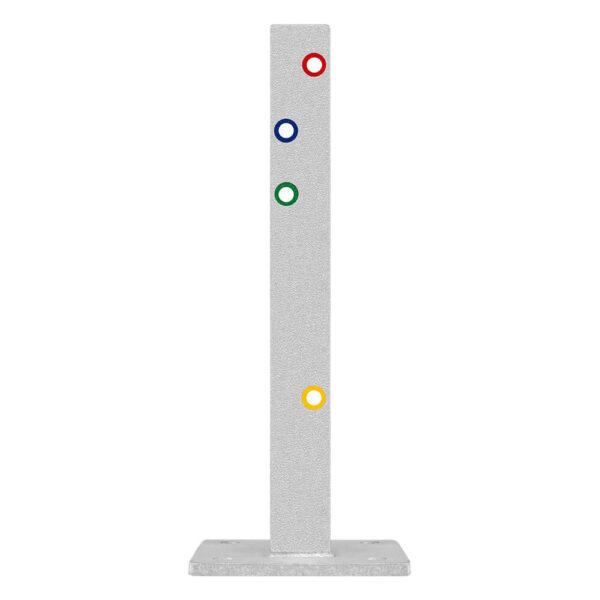 Kürzester Leitplanken-Komplett-Bausatz, M50-1SP, 105 cm, zum Aufschrauben, Stahl, Profil B