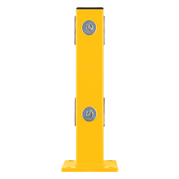 Rammschutz-Planken Komplett-Bausatz, 2 Meter Länge, gelb, Stahl, C-Profil