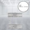 Leitplanken Verlängerungs-Bausatz Knickplanke M100-2SP, Aufschrauben, Stahl, Profil B