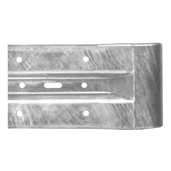 Leitplanken Verlängerungs-Bausatz Außen-Eckstück M75-2SP, Aufschrauben, Stahl, Profil B
