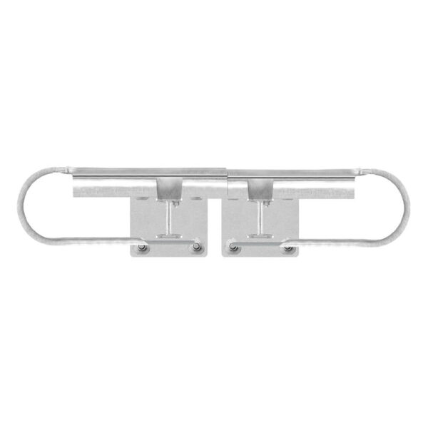Kürzester Leitplanken-Komplett-Bausatz, M50-1SP, 105 cm, zum Aufschrauben, Stahl, Profil B