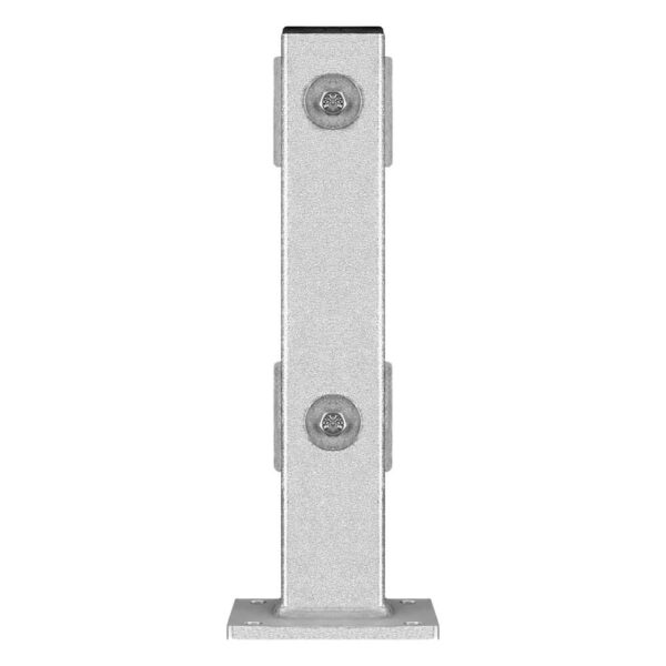 Rammschutz-Planken Komplett-Bausatz, 2 Meter Länge, verzinkt, Stahl, C-Profil