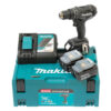 Makita Akku-Schlagbohrschrauber DHP482F3JB, mit Schnellladegerät und 3 x Akku