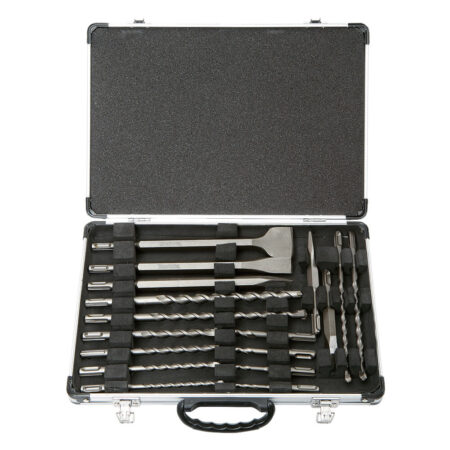SDS-PLUS Bohrer-/Meißel-Set D-42444 für Makita Kombihammer HR2470, 17-teilig