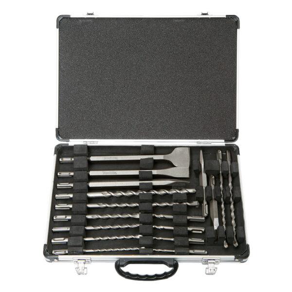 SDS-PLUS Bohrer-/Meißel-Set D-42444 für Makita Kombihammer HR2470, 17-teilig