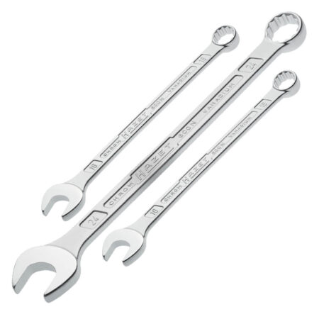 HAZET® Leitplanken Ring-Maulschlüssel-Set, verchromt, 3-teilig, DIN 3113 Form A