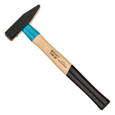 HAZET® Schlosserhammer BluGuard 2140-50, 500 g, DIN 1041, Hickorystiel, 32 cm