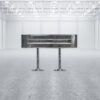 Leitplanken Komplett-Bausatz, Sigma-75-Pfosten, 1SP, 1,3 m, Aufschrauben, Profil B