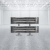 Leitplanken Komplett-Bausatz, Sigma-75-Pfosten, 2SP, 1,3 m, Aufschrauben, Profil B