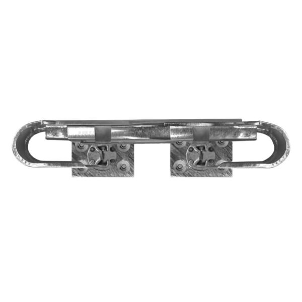 Leitplanken Komplett-Bausatz, Sigma-75-Pfosten, 2SP, 1,3 m, Aufschrauben, Profil B