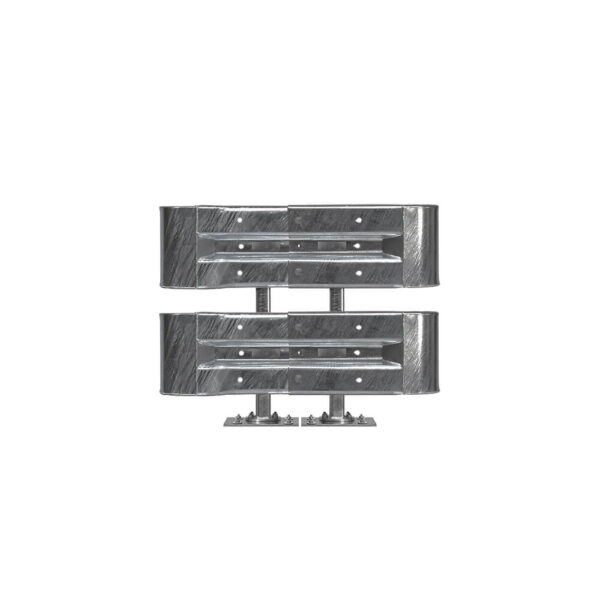Kürzester Leitplanken-Komplett-Bausatz, Sigma-75, 2SP, 105 cm, Aufschrauben, Profil B