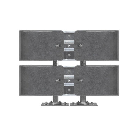 Kürzester Leitplanken-Komplett-Bausatz, Sigma-75, 2SP, 105 cm, Aufschrauben, Profil B