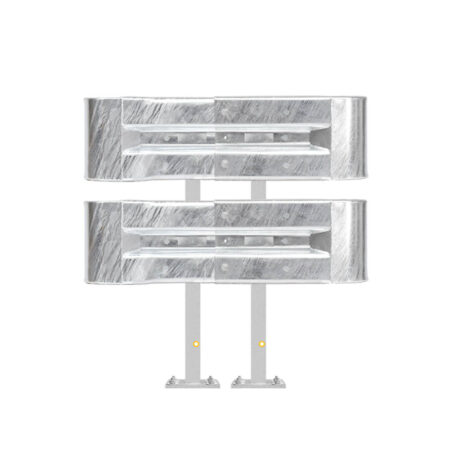 Kürzester Leitplanken-Komplett-Bausatz, M100-2SP, 105 cm, Aufschrauben, Profil B