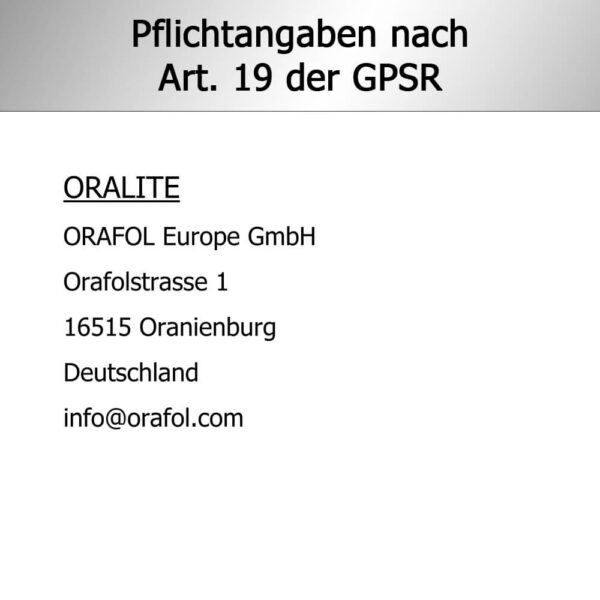 ORALITE Konturmarkierung, LKW,Anhänger, mit Anleitung, weiß,12,5 m Rolle