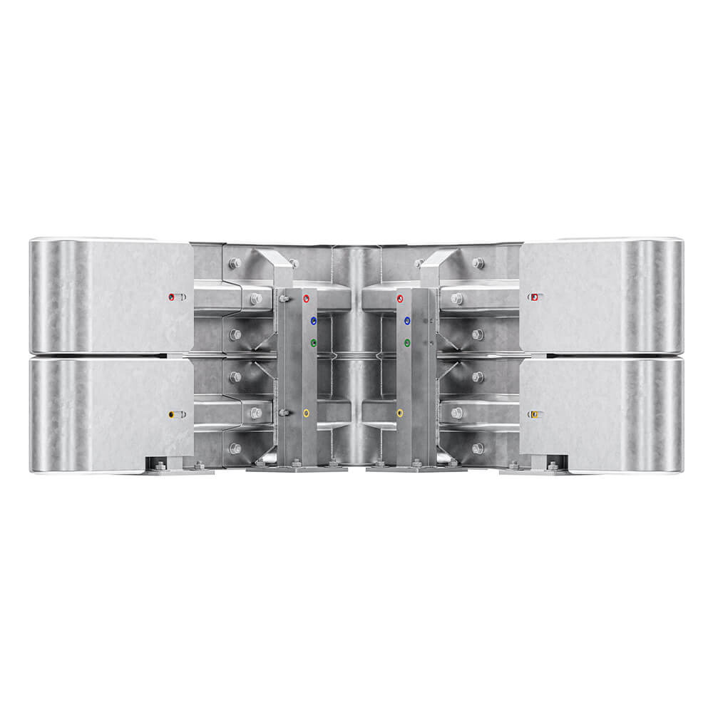 Außenwinkel-Komplett-Bausatz M50-2SP, 127 cm Seitenlänge, Aufschrauben, Stahl, Profil B – Bild 4
