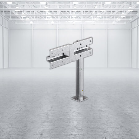 Leitplanken Verlängerungs-Bausatz Knickplanke M100-1SP, Aufschrauben, Stahl, Profil B