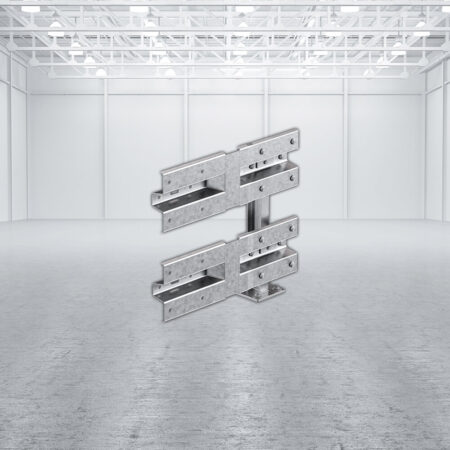 Leitplanken Verlängerungs-Bausatz Knickplanke M75-2SP, Aufschrauben, Stahl, Profil B