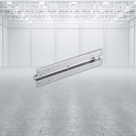 Leitplanken Verlängerungs-Bausatz 1,33 m zur Wandbefestigung, zum Anschrauben, Profil B