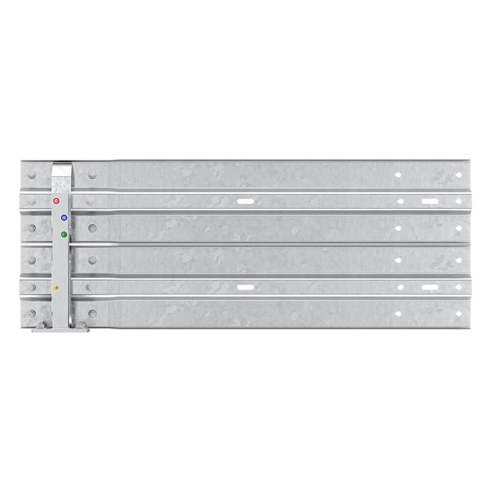 Leitplanken Verlängerungs-Bausatz M50-2SP, 1,33 m, zum Aufschrauben, Stahl, Profil B – Bild 4