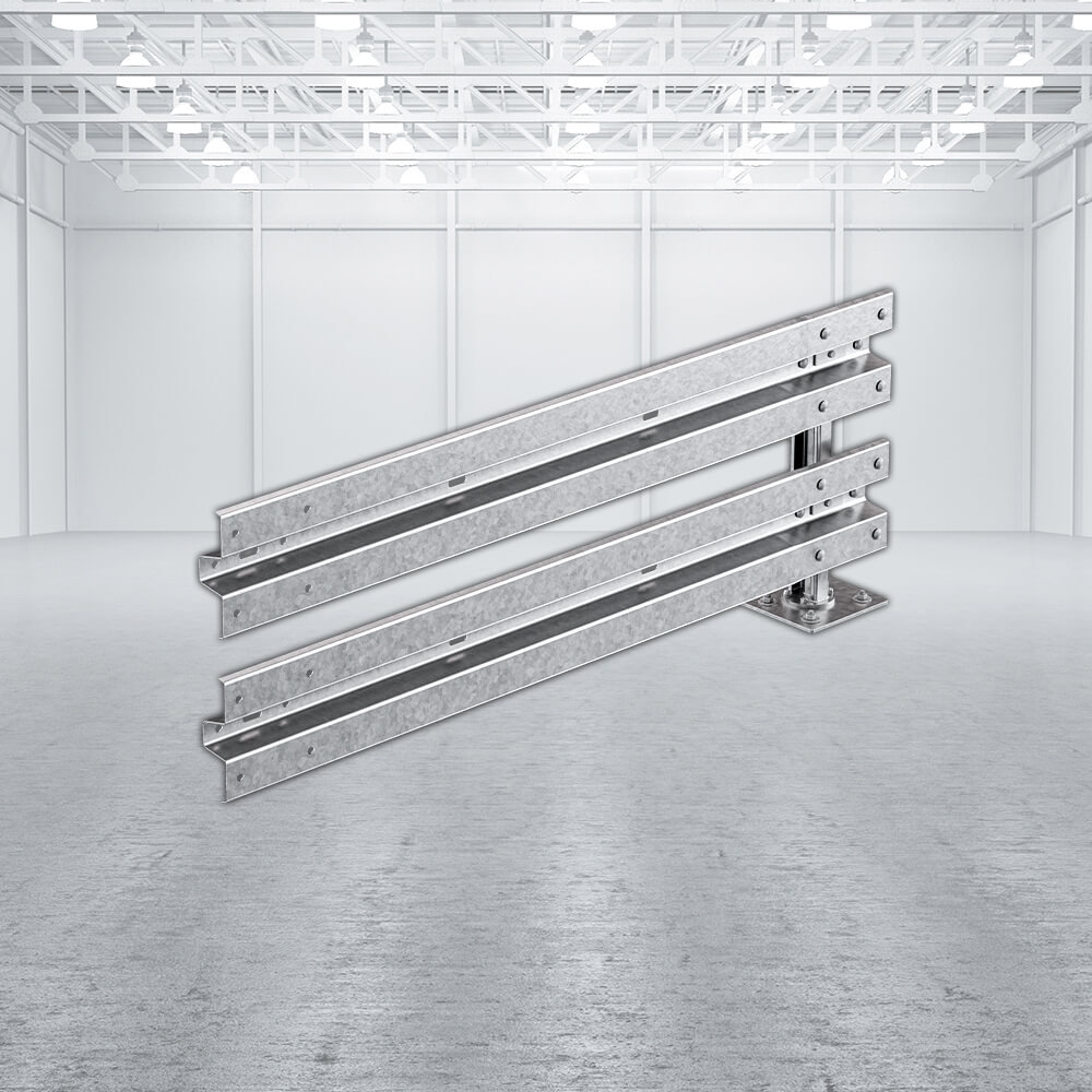Leitplanken-Ergänzungs-Bausatz, Sigma-75, 2SP, 200 cm, aufdübeln, Stahl, Profil B