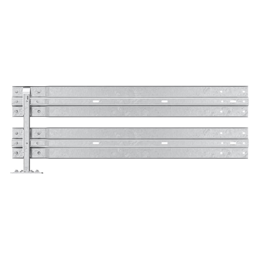 Leitplanken-Ergänzungs-Bausatz, Sigma-75, 2SP, 200 cm, aufdübeln, Stahl, Profil B – Bild 4