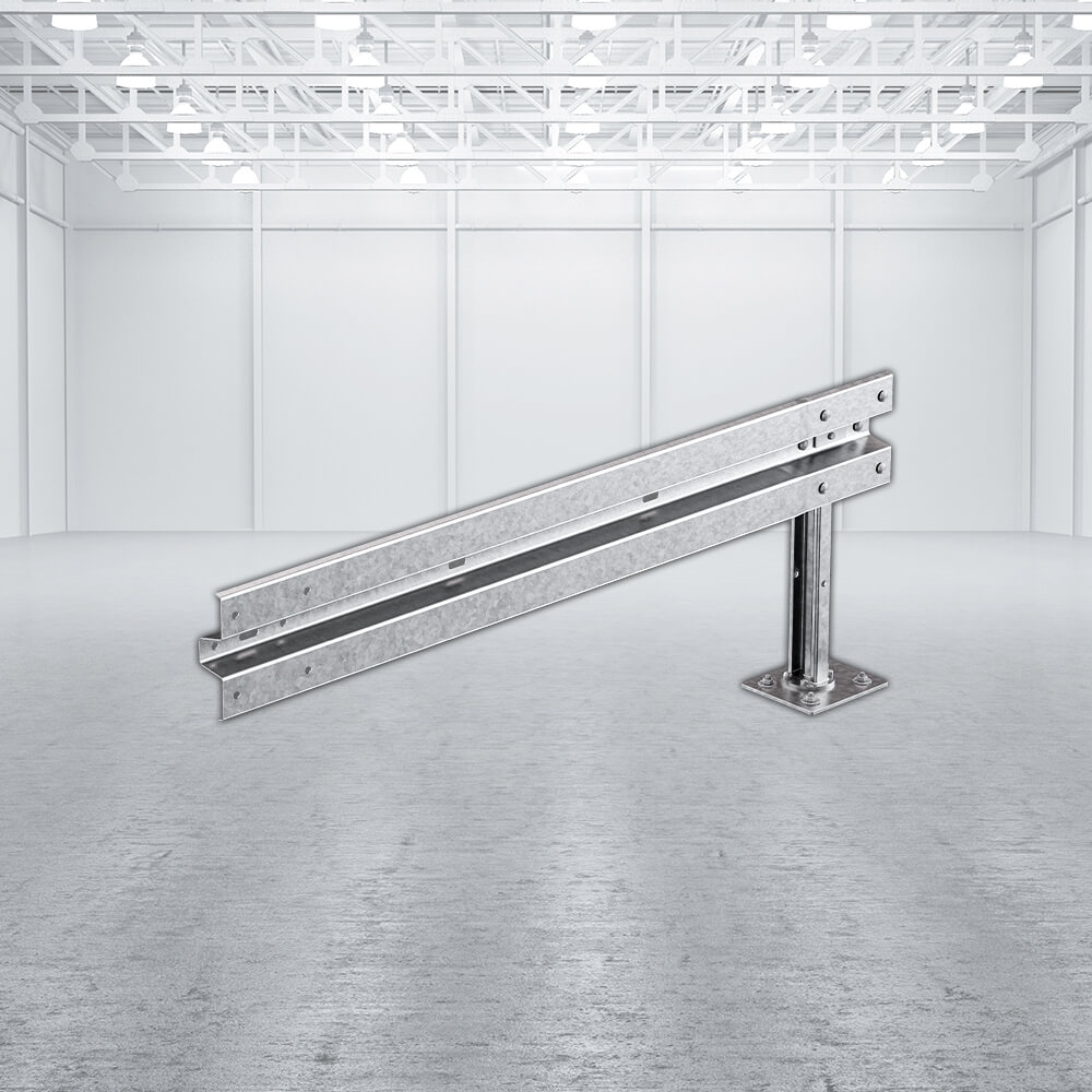 Leitplanken-Ergänzungs-Bausatz, Sigma-75, 1SP, 200 cm, aufdübeln, Stahl, Profil B