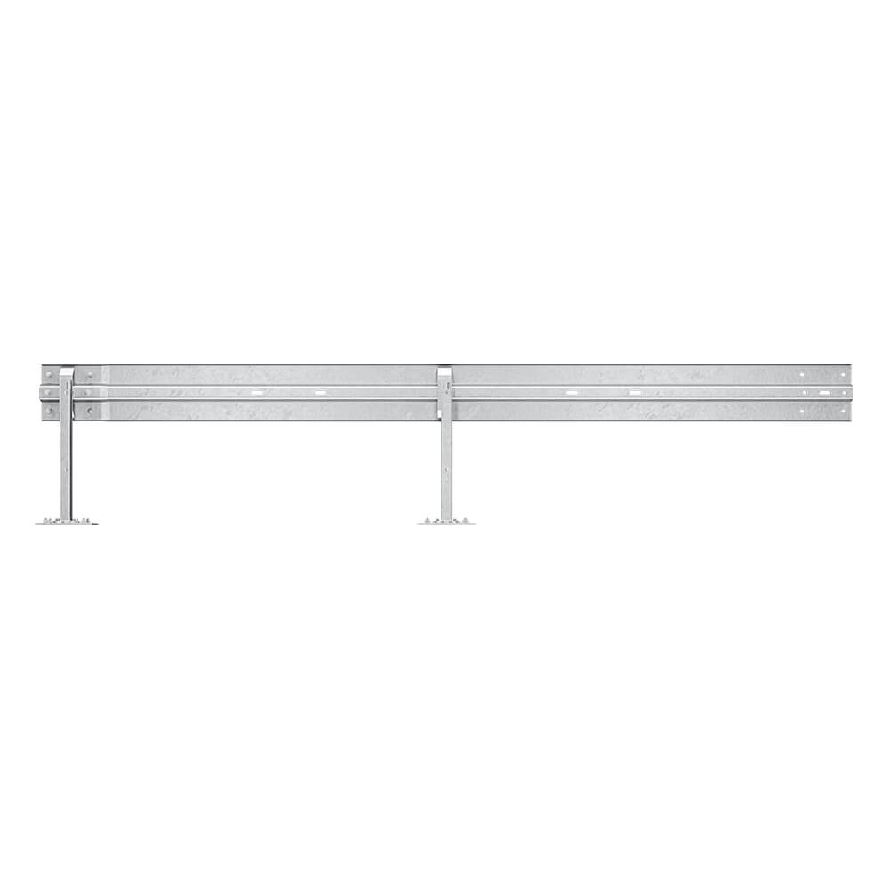 Leitplanken-Ergänzungs-Bausatz, Sigma-75, 1SP, 400 cm, aufdübeln, Stahl, Profil B – Bild 4