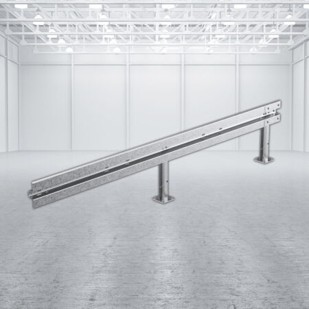 Leitplanken Verlängerungs-Bausatz M75-1SP, 4 m, zum Aufschrauben, Stahl, Profil B