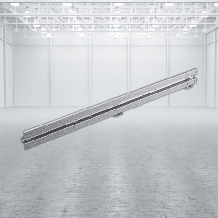 Leitplanken Verlängerungs-Bausatz M25-1SP, 4 m, zum Aufschrauben, Stahl, Profil B