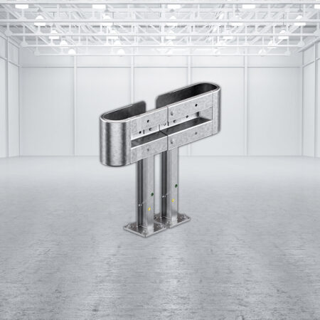 Kürzester Leitplanken-Komplett-Bausatz, M75-1SP, 105 cm, Aufschrauben, Profil B