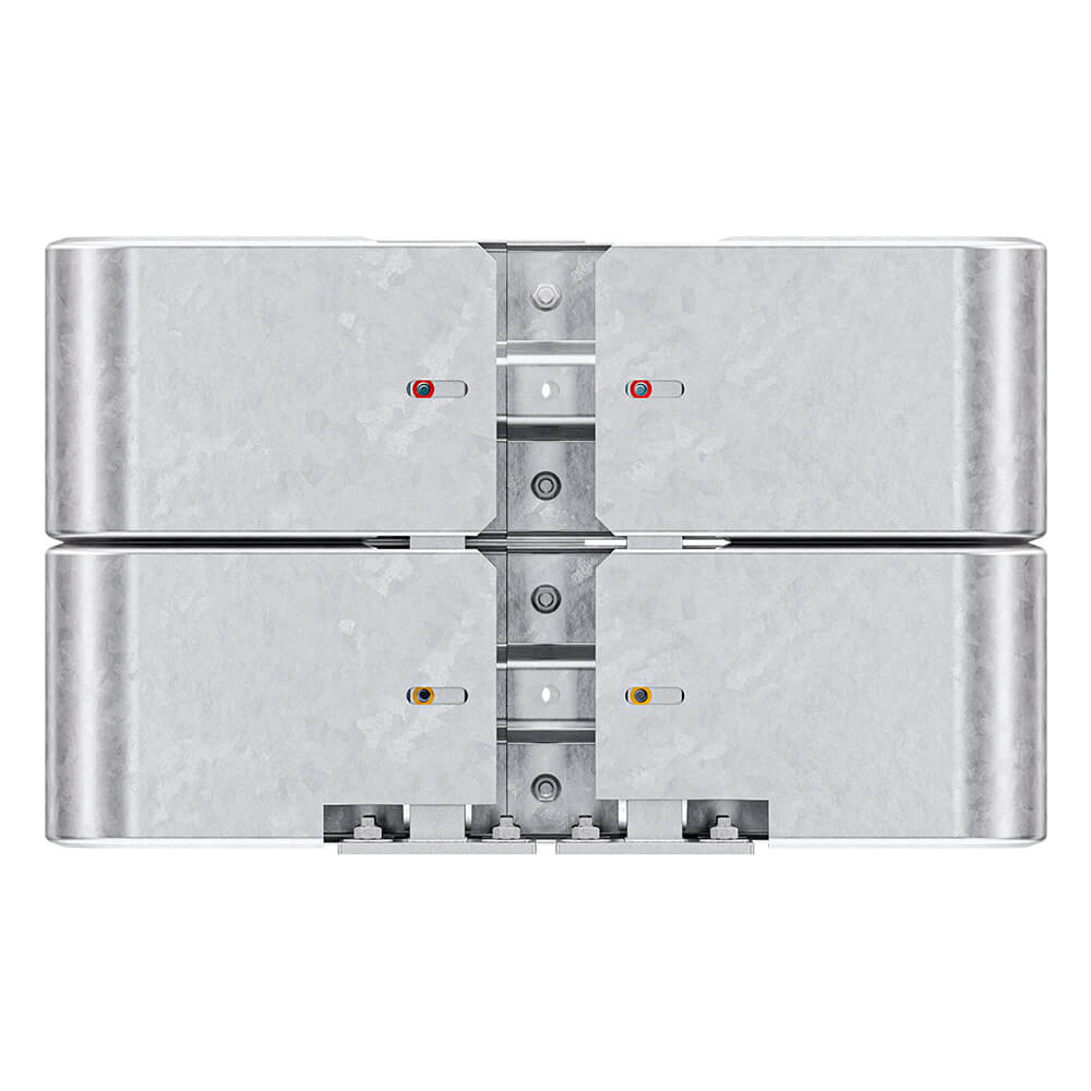 Kürzester Leitplanken-Komplett-Bausatz, M50-2SP, 105 cm, zum Aufschrauben, Stahl, Profil B – Bild 4