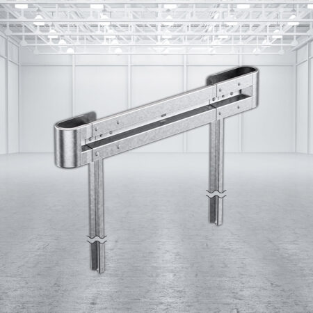 Leitplanken Komplett-Bausatz 2,13 Meter Länge, zum Rammen, Stahl, Profil B