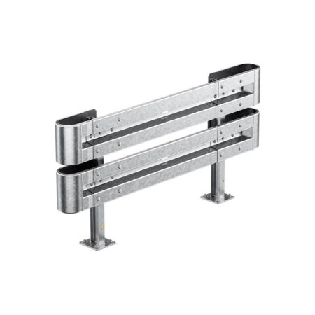 Alternative view of Leitplanken Komplett-Bausatz M100-2SP, 2,13 m, zum Aufschrauben, Stahl, Profil B