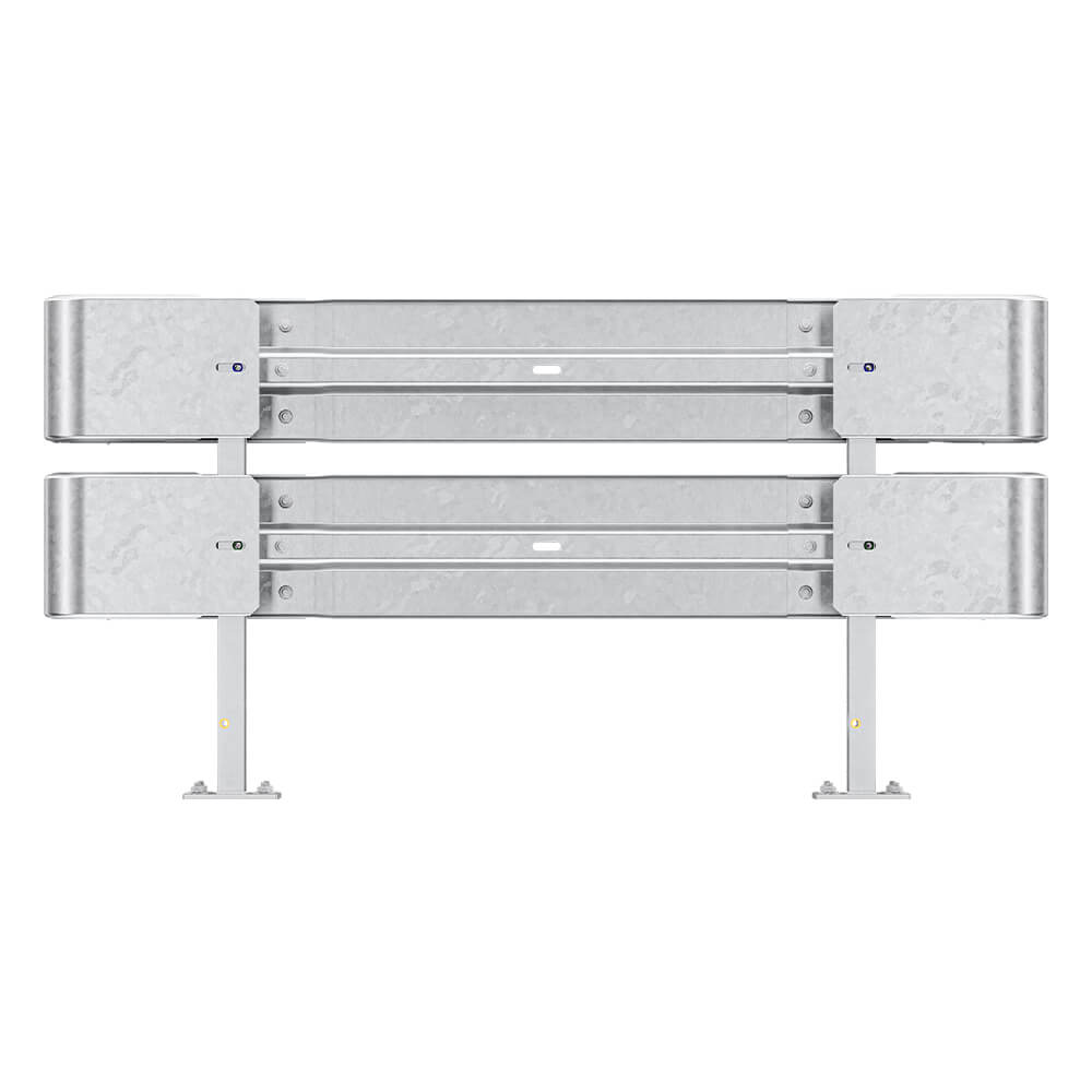 Leitplanken Komplett-Bausatz M100-2SP, 2,13 m, zum Aufschrauben, Stahl, Profil B – Bild 4